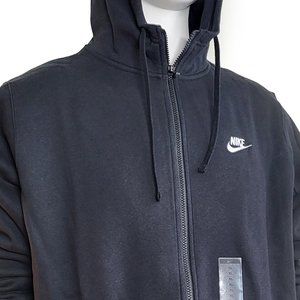 Nike Sweat Full Zip Hoodie 804389 010 Black